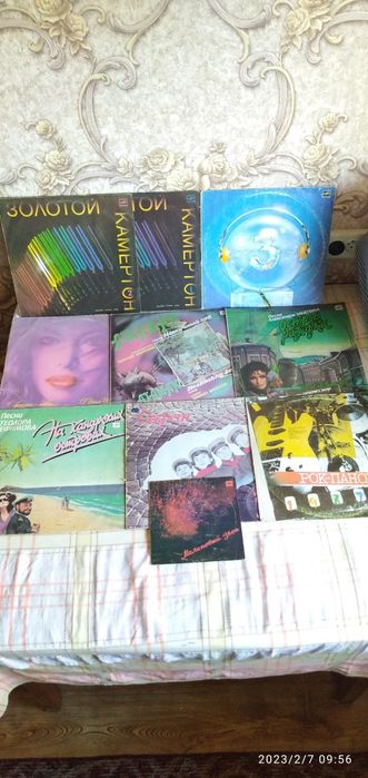 Виниловые диски времён СССР