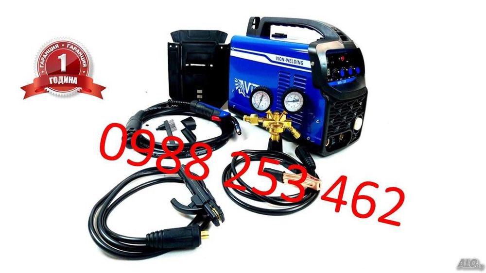 2025 230А МАХ Комлект Електрожен + Телоподаващо с шланг 4м