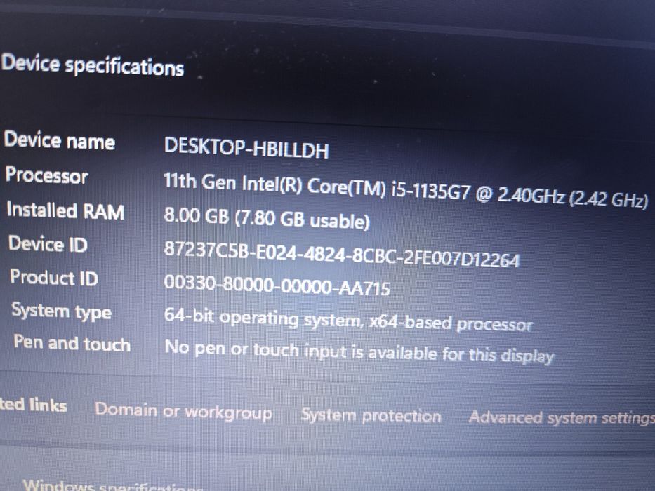 Laptop Lenovo V17 G2 ITL i5 gen 11  cu 17"