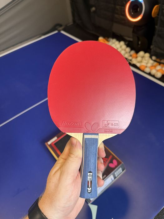 Timo Boll CAF и накладки Rozena профессиональная ракетка