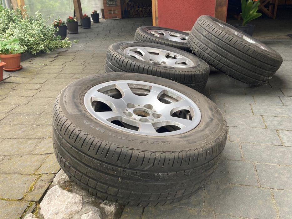 Set jante aliaj BMW OEM R16 + anvelope Pirelli vară 225/55/R16