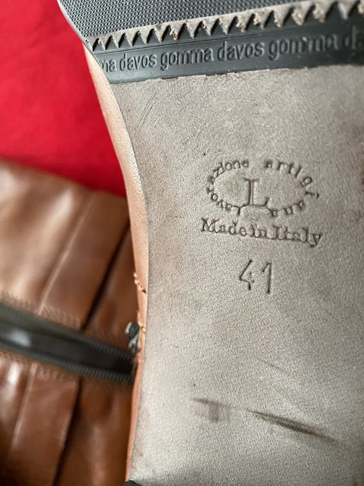 Cizme lungi din piele