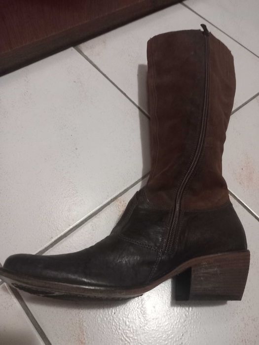 Дамски ботуши естествена кожа