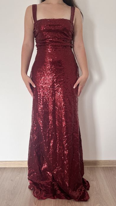 Rochie maxi cu paiete
