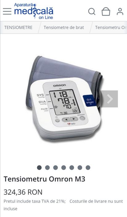 tensiometru de brat Omron M3, automat, impecabil