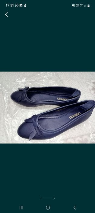 Балетки кожаные, новые