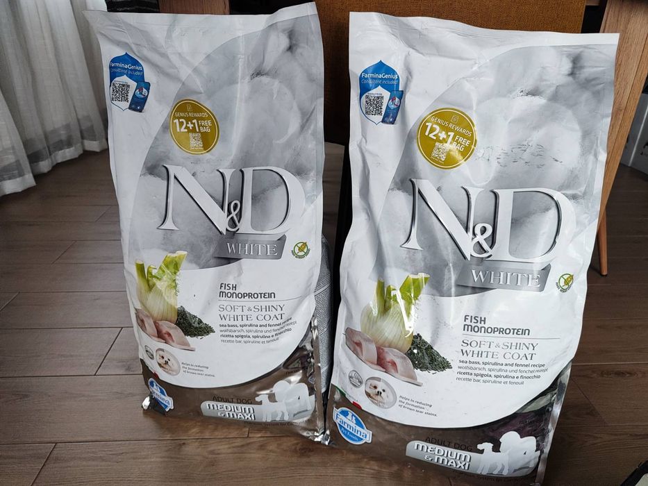 N&D Spirulina WHITE Dog Medium&Maxi