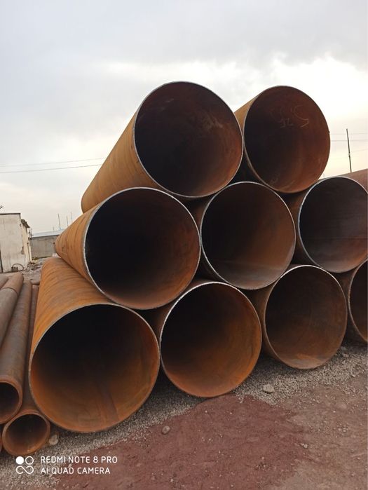 Стальная труба металлическая Д-630х8х10мм б/у и новая оптом ИЗОЛЯЦИЯ