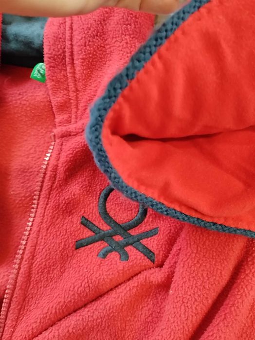 Hanorac Bennetton,vesta Pepco 6-7 ani si caciula Decathlon