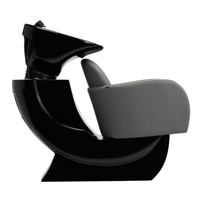 Измивна фризьорска колона Gabbiano Malaga - сиво/черно с златисто