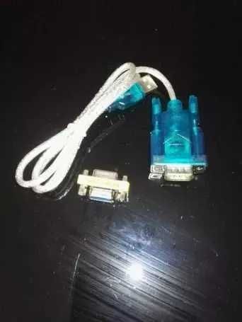 Кабел от usb към rs232, мъжки, женски, преходник, рс232