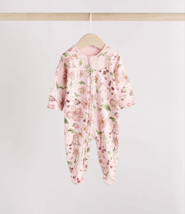 Два гащеризона/пижамки с крачета с чорап на Next - 86 размер