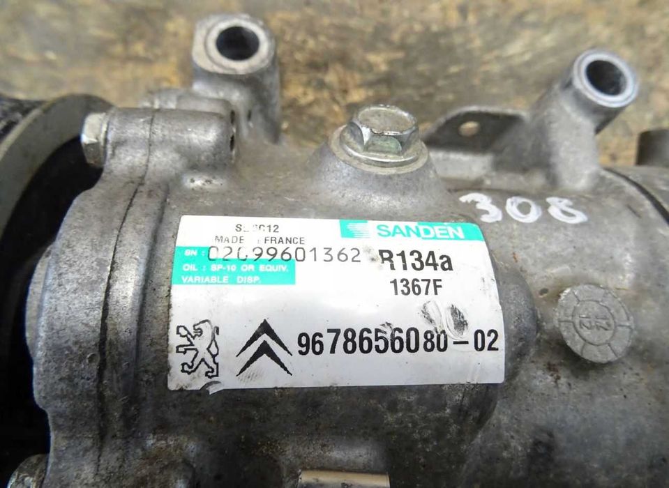 Compresor AC Peugeot 207 1.6 hdi cod 9678656080