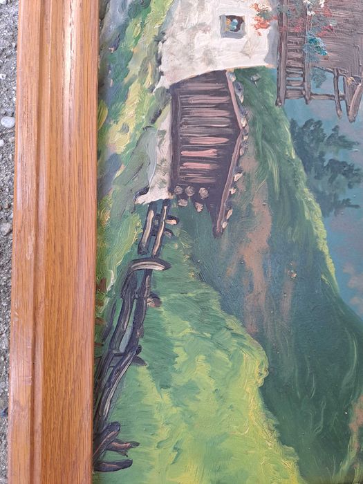 talou pictura pe pfl 71/57 cm semnat Erich K Plank datat 1941