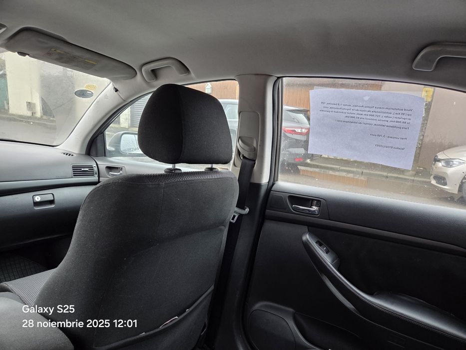 Vand Toyota Avensis , motor 1.8 benzina, singurul proprietar
