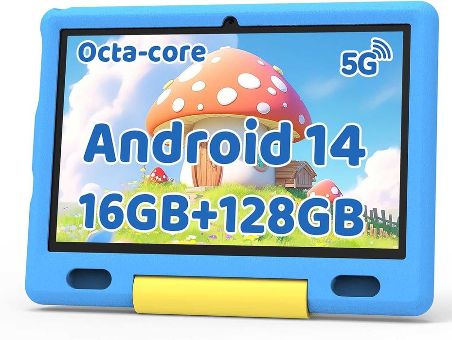Tableta pentru copii 128 GB roz si albastru