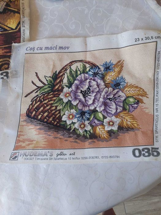 Goblenuri lucrate manual,vechi de 25 ani