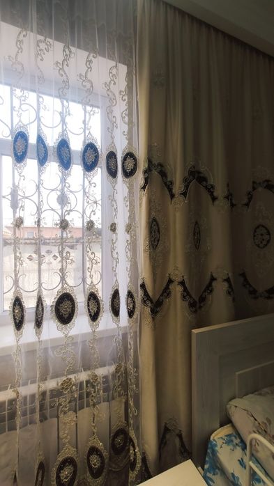 Продается шторы с тюлью