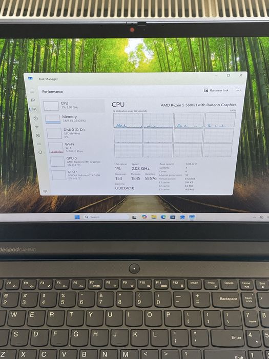 Lenovo IdeaPad Gaming 3 15ACH6 / Ryzen 5 5600H / 16gb / GTX 1650