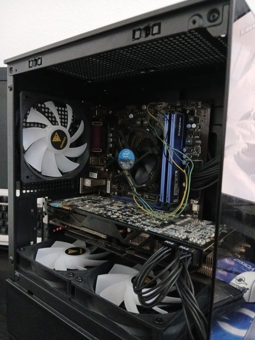PC Gaming Budget / Office – Carcasă Nouă RGB cu Sticlă – GTX 770 / i5