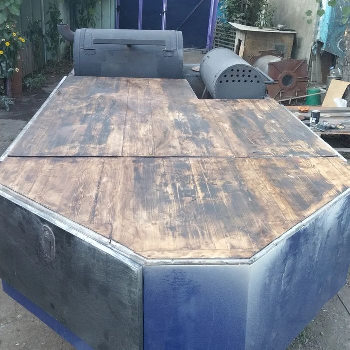 Барбекю прицеп , удобная полевая кухня для выездов на природу