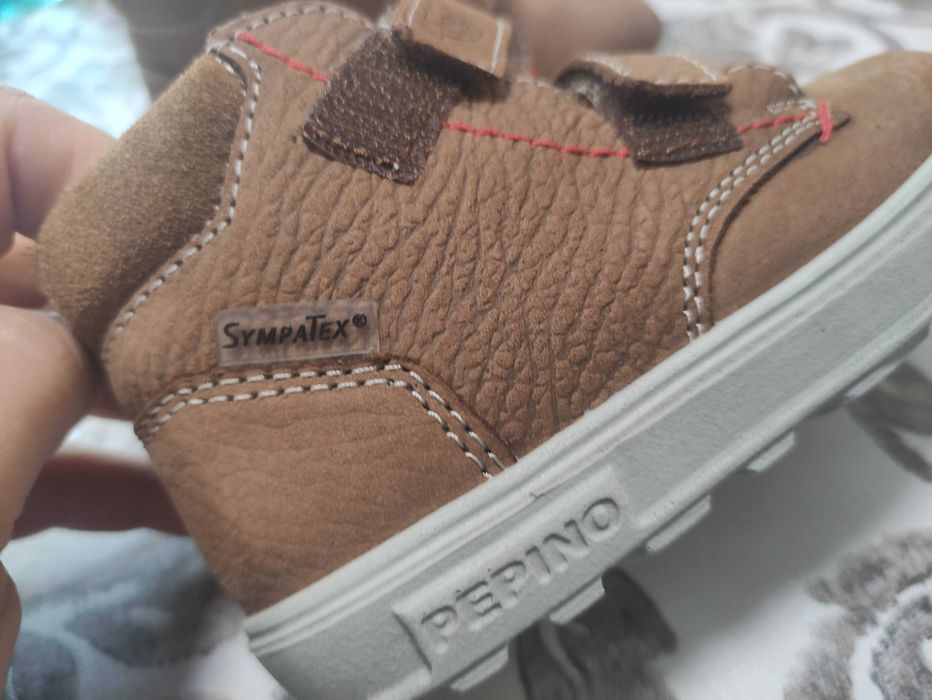 детски боти Пипино, Pepino 22 размер, естествена кожа