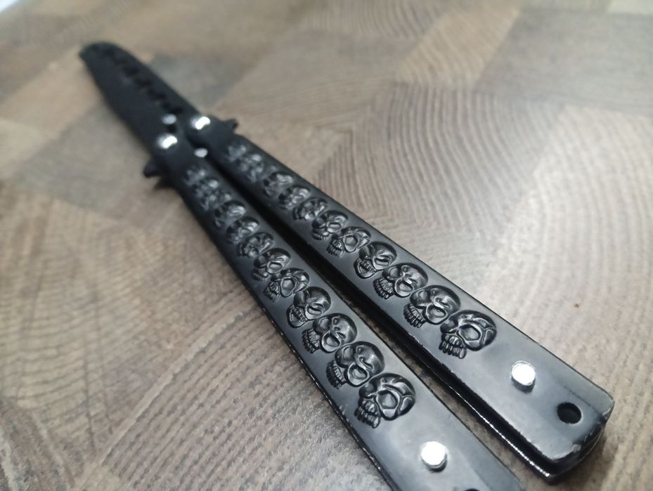 Черен нож пеперуда - тренировъчен