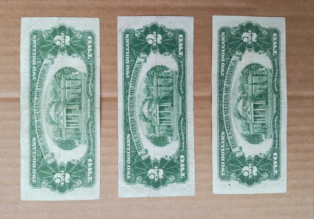 Банкноти $2 долара 1928 г. Red Seal /червен печат/