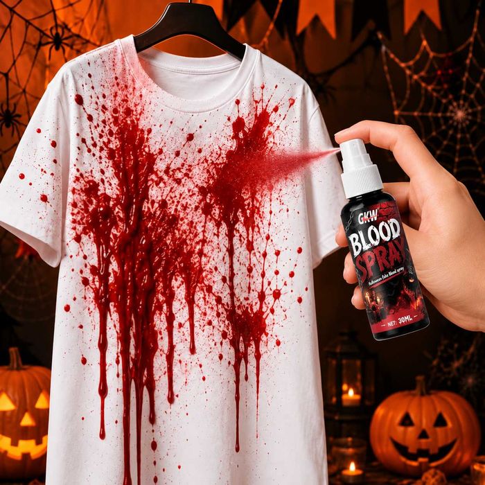 Спрей с изкуствена кръв за Хелоуин, Halloween грим, рани, зомби, вампир, костюм
