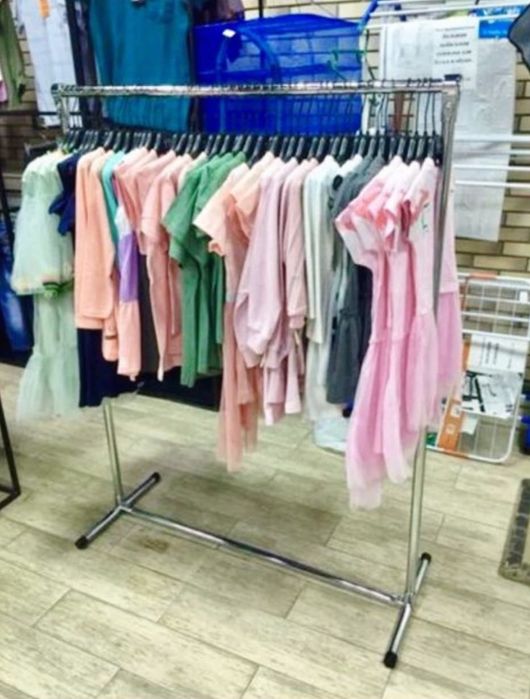 Детская вешала хромированная