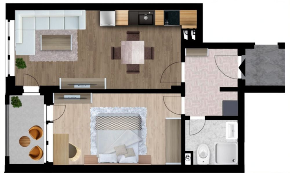 Продава се Двустаен апартамент в Пловдив, Южен - 72 кв.м за 1488 €/кв.м - Снимка #10