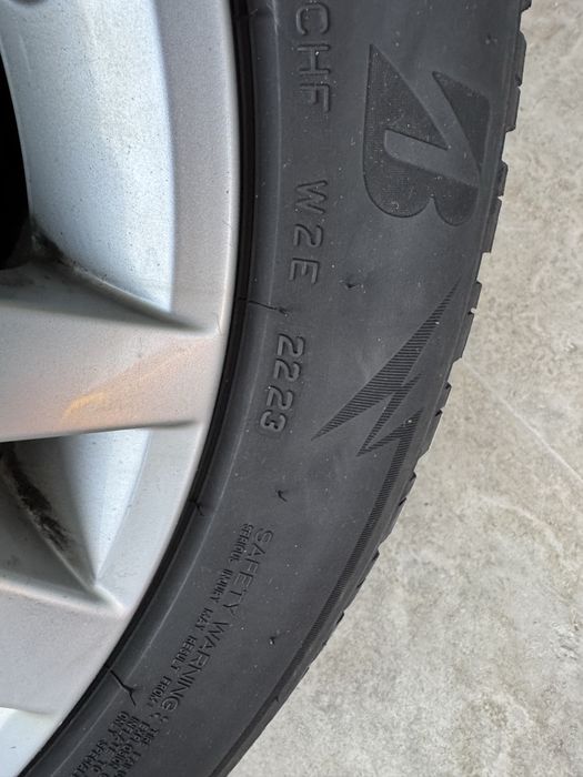 Jante Roti de iarna pe 17”, 205 55 17,jante aliaj Skoda originale