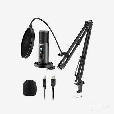 Домашний студийный комплект: Микрофон MAONO AU-PM422 + Экран