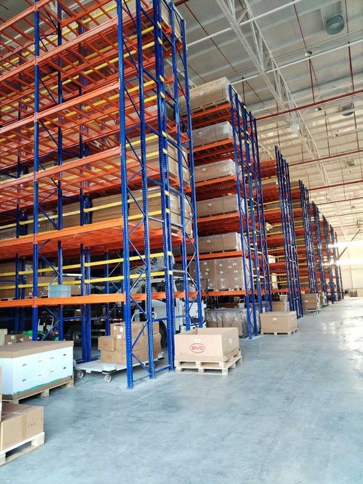 Стеллажи паллетные от производителя, складские стеллажи, производство