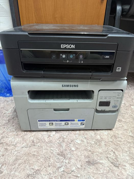 монитор Hp 27 и принтера Epson, Hp, Samsung