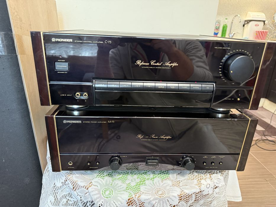 Pioneer M73 C73 Стъпало и перд усилвател