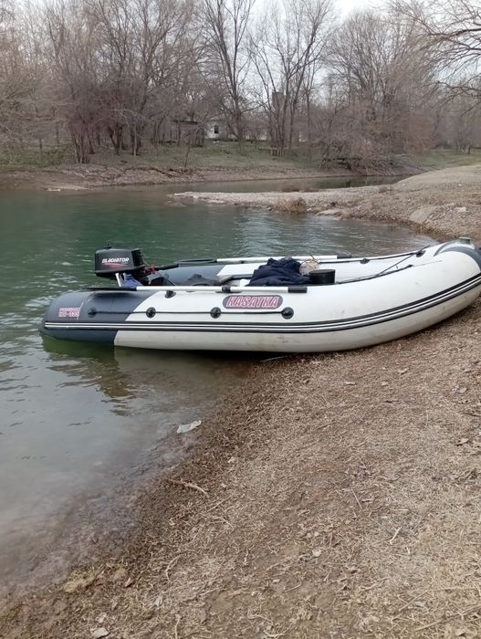 Продаю лодку надувную с мотором в идеальном состоянии