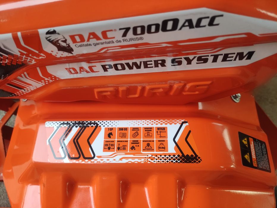 Vând motocultor Ruris Dac 7000ACC nou!
