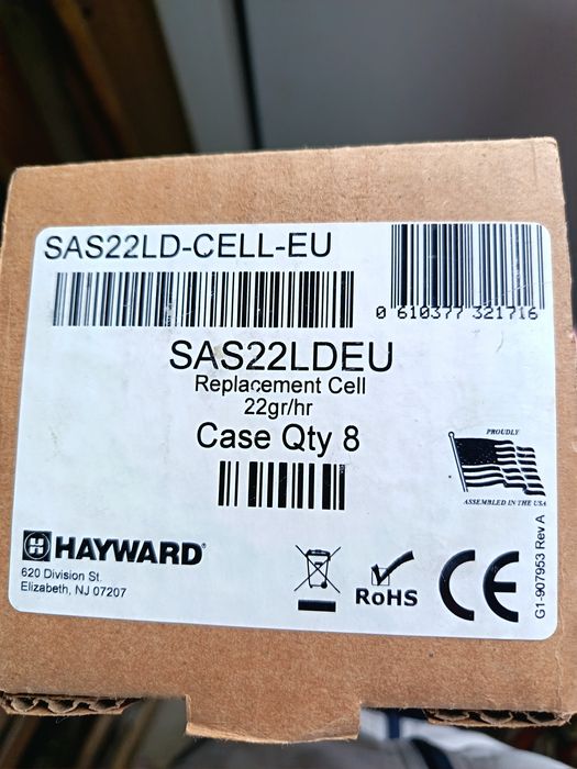 Celulă electroliză  piscină Hayward Salt&Swim