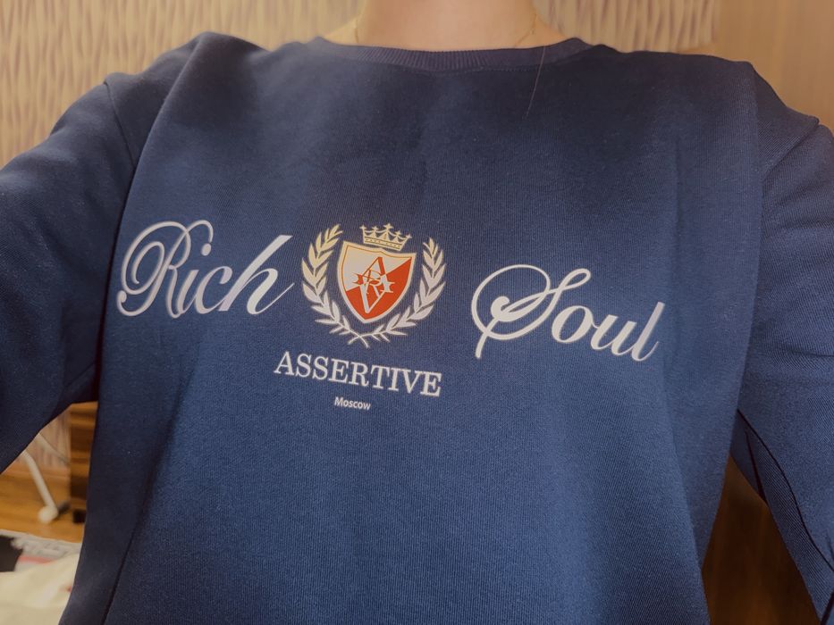 Свитшот темно синий