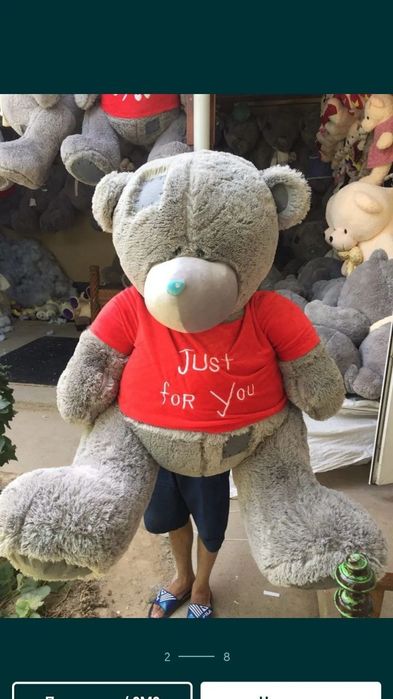 Teddy Тедди 30 sm dan 3 metrgacha