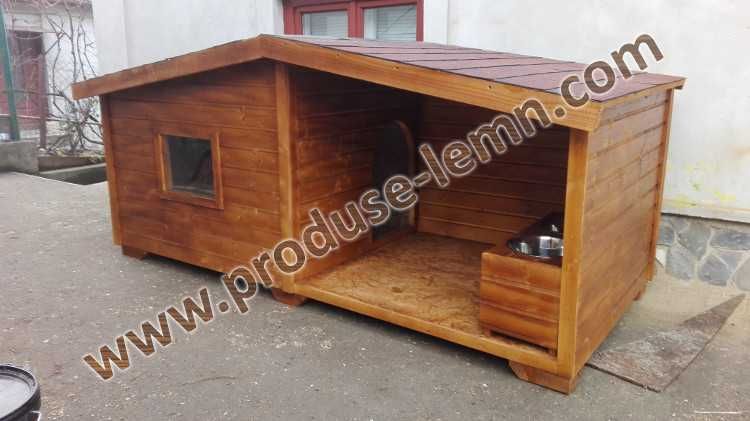 Cusca-cotet caine IZOLAT TERMIC, cu geam termopan !!!