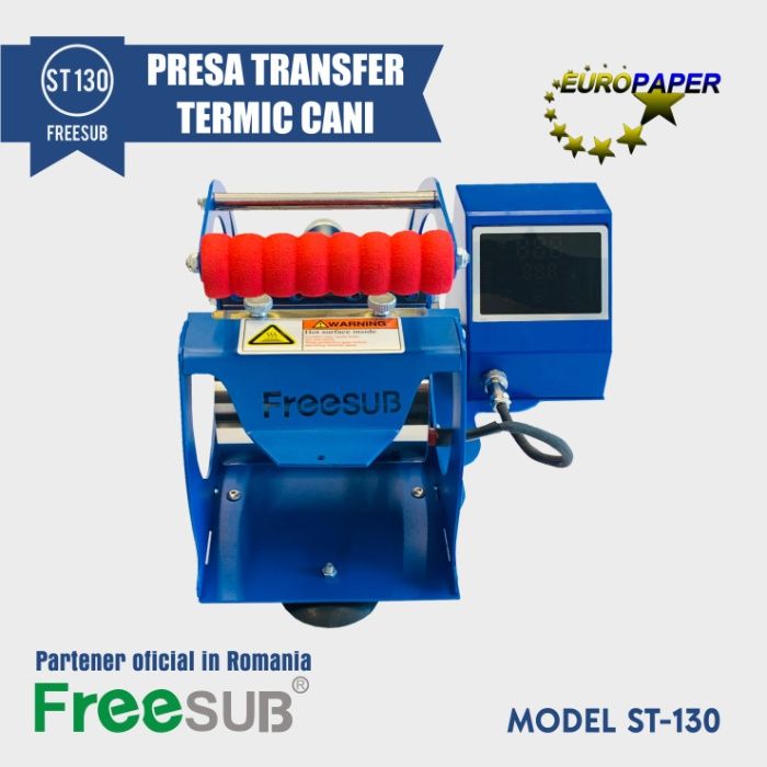 Presa termica pentru cani ST-130 - personalizare prin sublimare cani