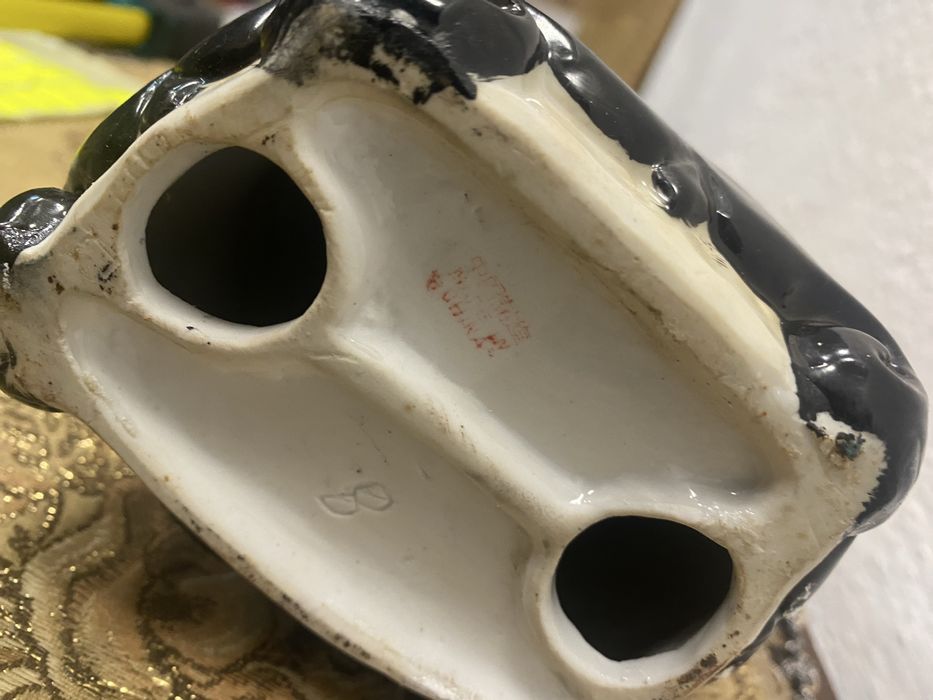 Голяма японска порцеланова фигура с позлата