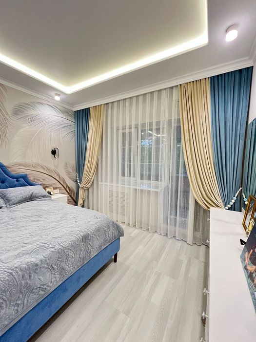 Шторы и покрывало