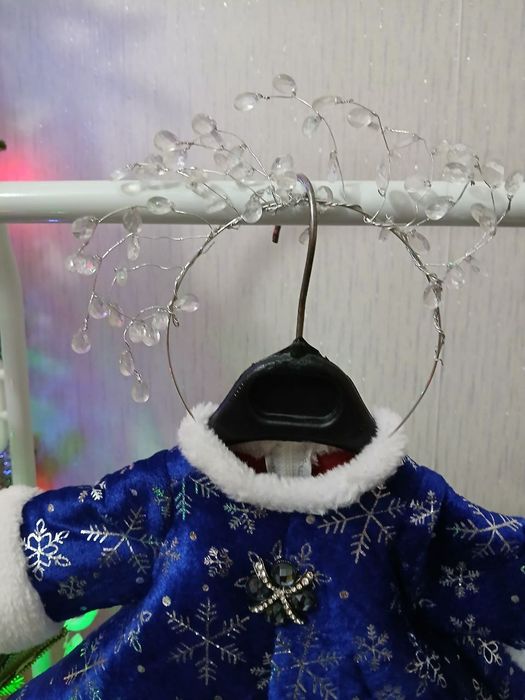 Кукла.Костюм СНЕГУРОЧКИ для куклы