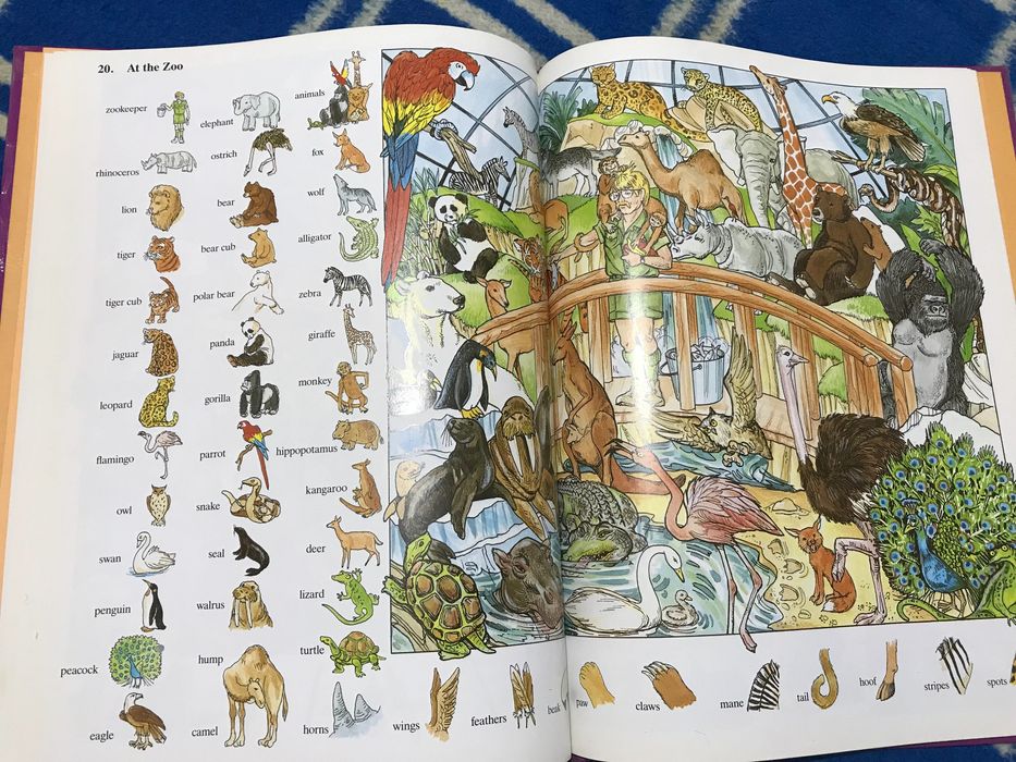 Книга Английский для детей и раскраски пр-во Канада