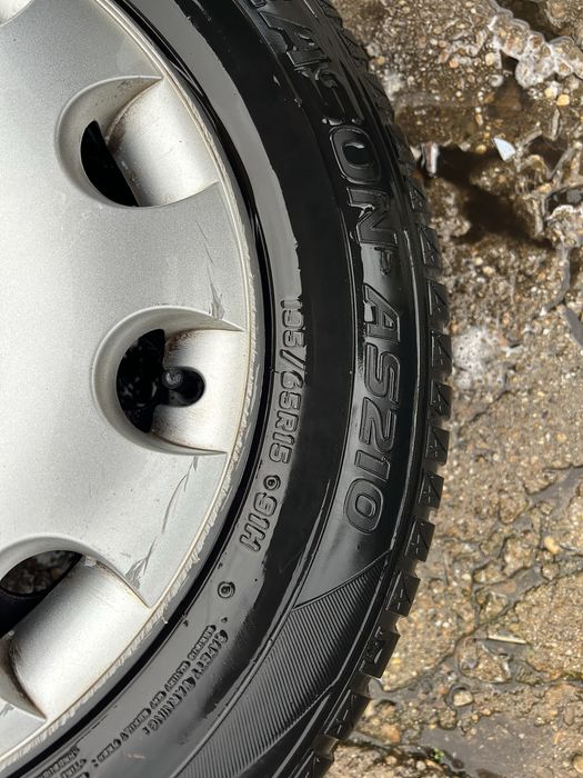 5х112 15 с зимни гуми 195 65 15 vw golf 5 pasat touran kadi