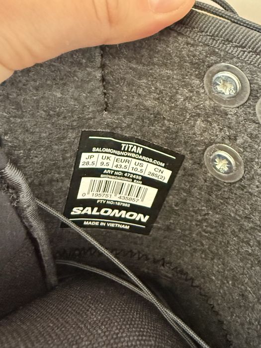 Boots Snowboard Salomon Titan - marimea 43.5