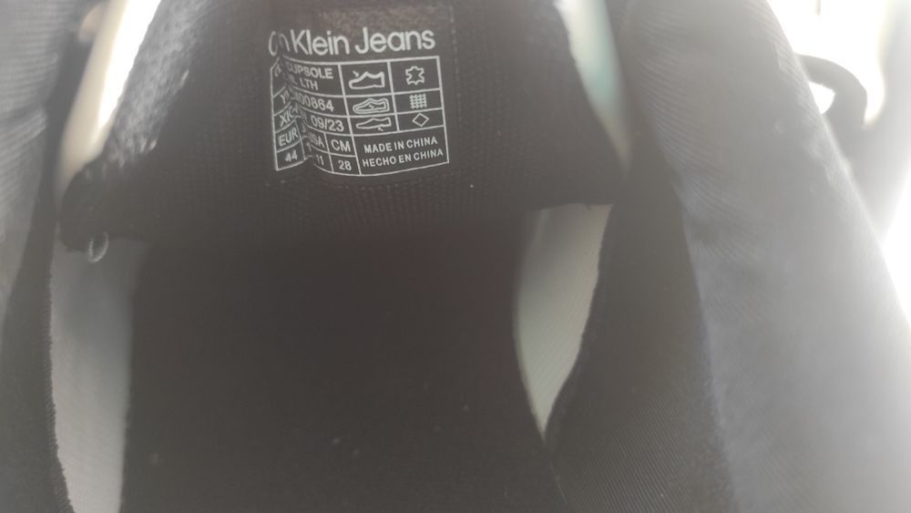 Мъжки кецове Calvin Klein Jeans  номер 44  от естествена кожa